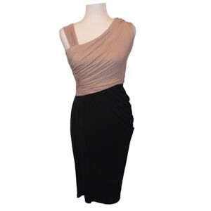 Joeffer Caoc Black and Nude Dress‎ Women Size XS